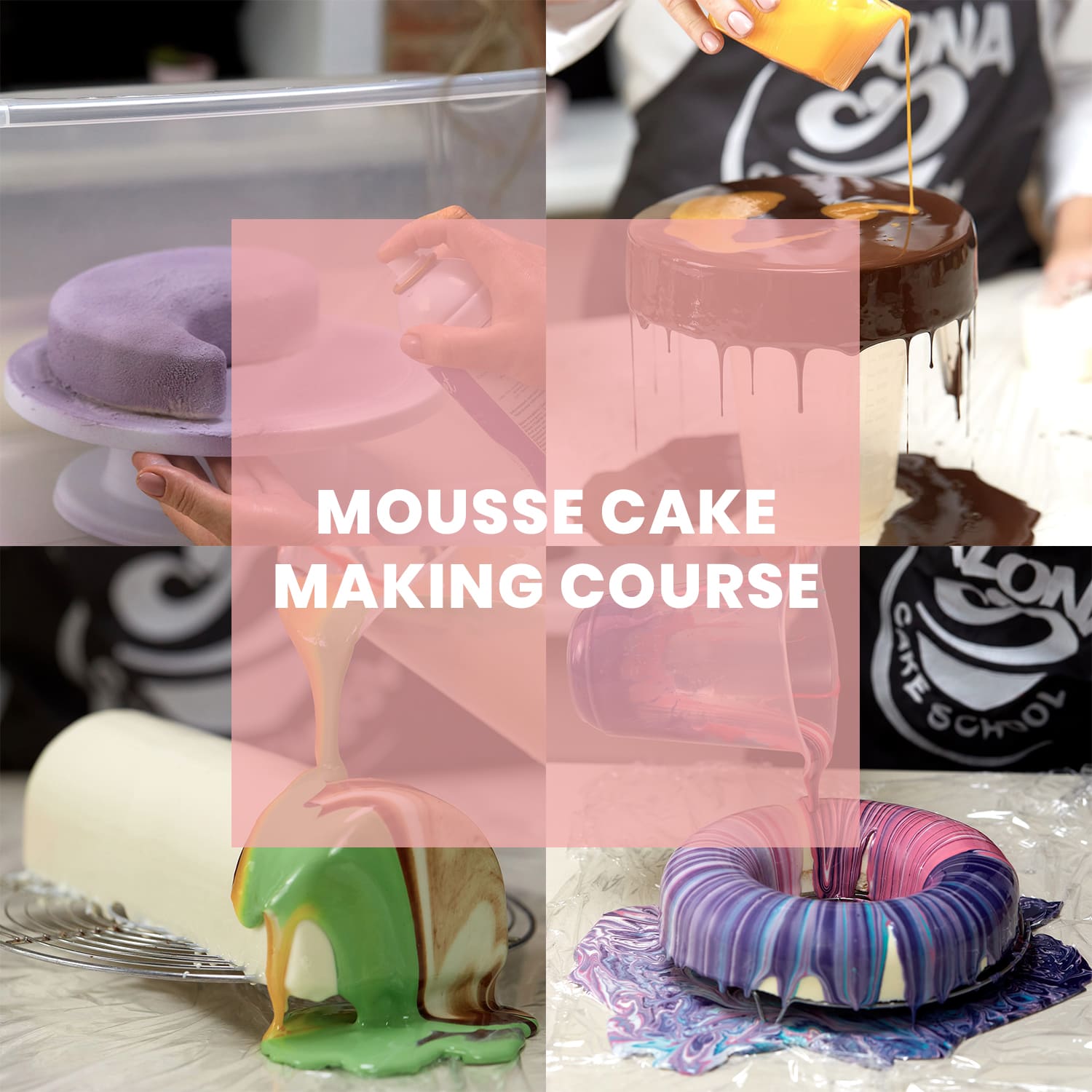 Mousse Cake Making | Online Lesson Bundle - Alona Cake School