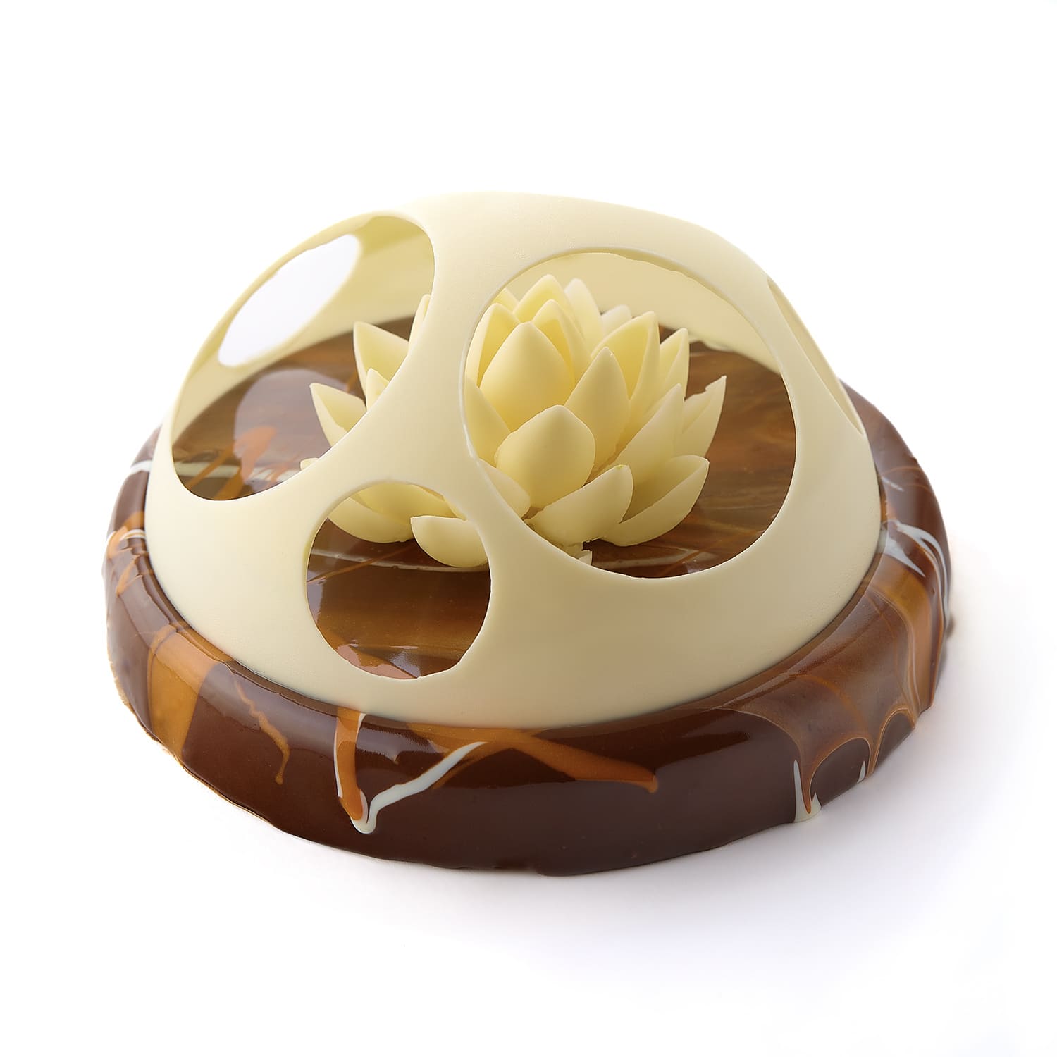 How to Make a Pear Caramel Mousse Cake | Online Lesson - Alona Cake School