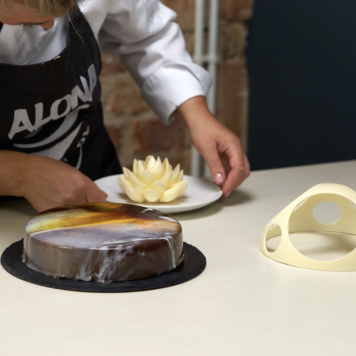 How to Make a Pear Caramel Mousse Cake | Online Lesson - Alona Cake School