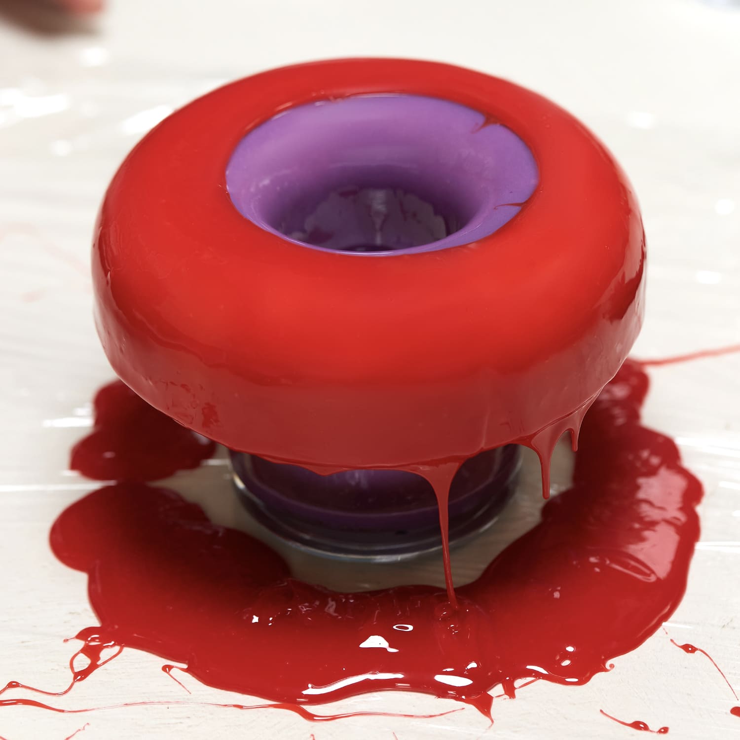 How to Make a Two-tone Mirror Glaze | Online Lesson - Alona Cake School